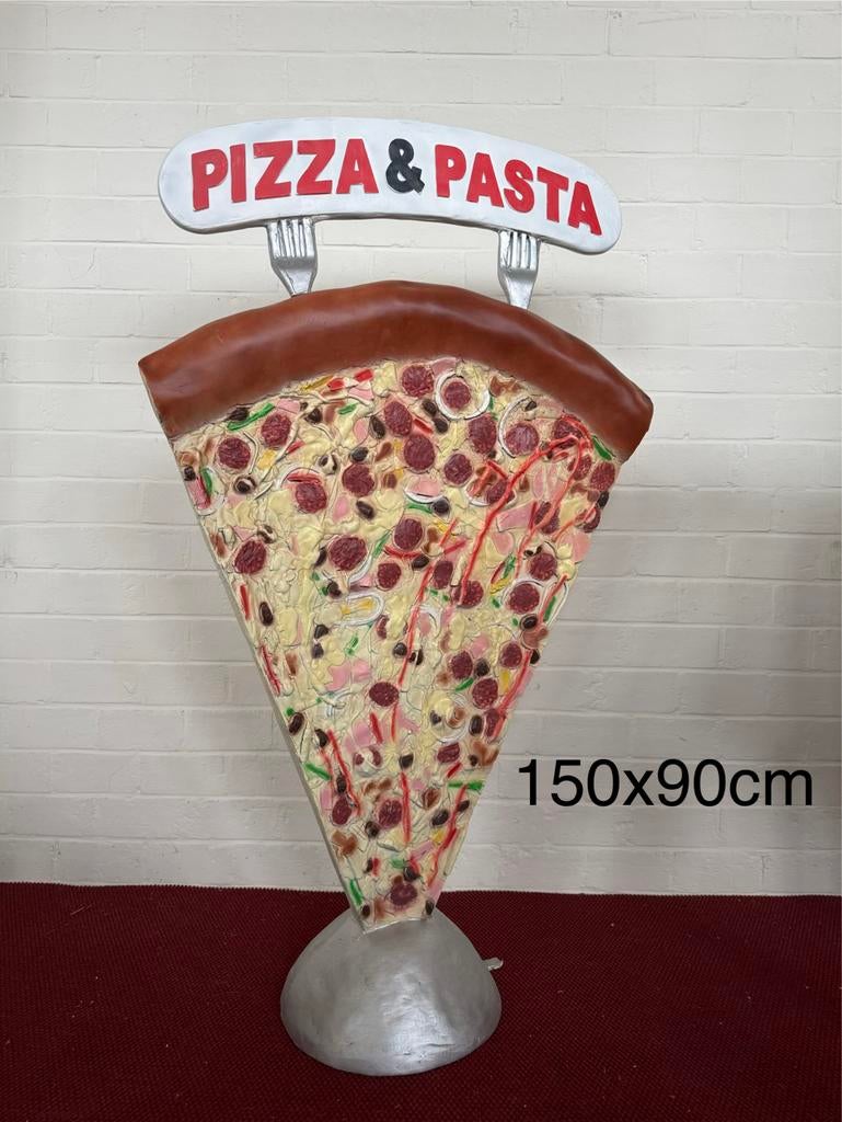 Pizza & Pasta Reclamebord 150x90cm, Ophalen, Nieuw, Reclamebord