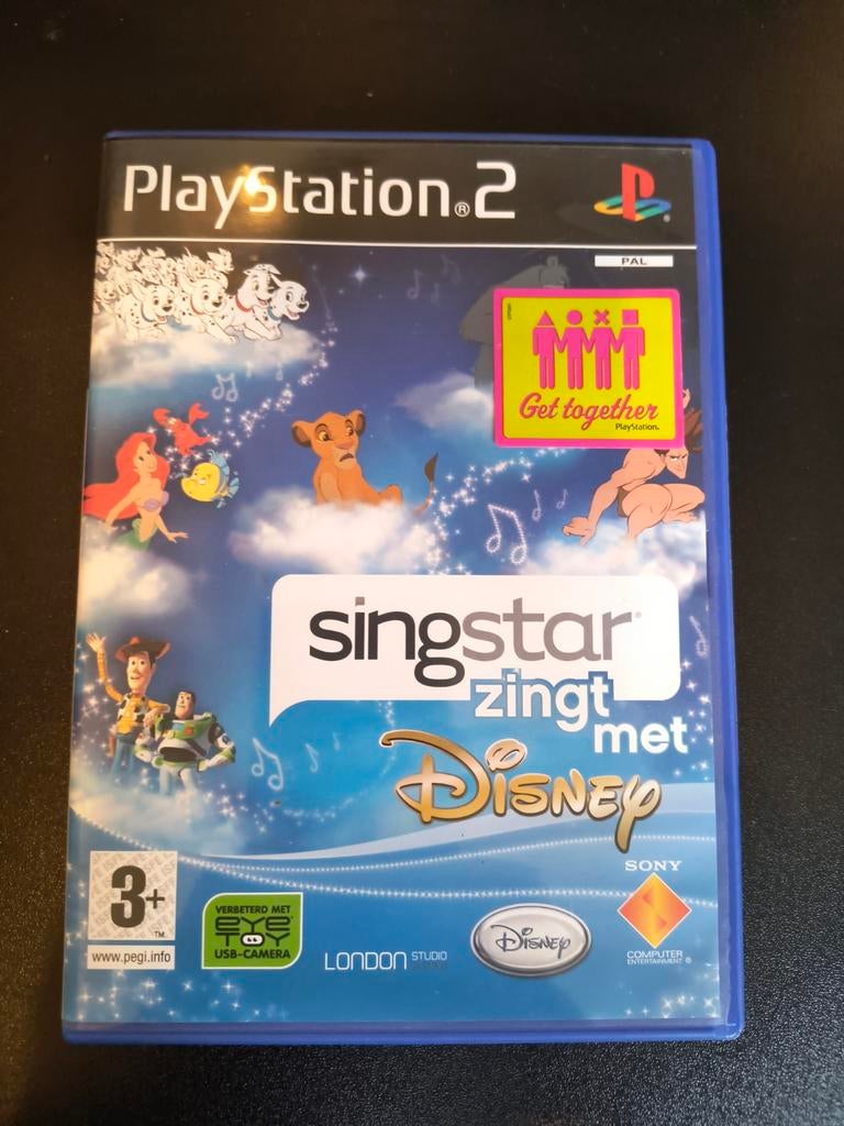 Singstar Zing met Disney - PlayStation 2, Spelcomputers en Games, Muziek, Gebruikt, 2 spelers, Eén computer