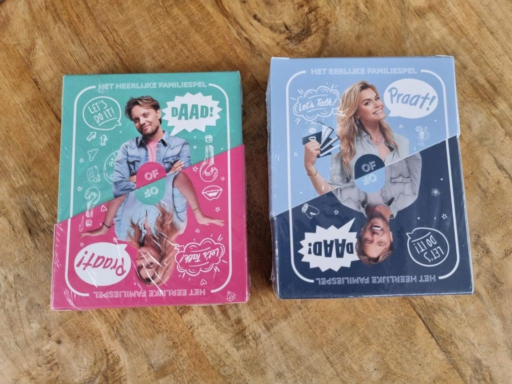 Kaartspel praat of daad bas smit en nicolette van dam, Ophalen, Nieuw, Speelkaart(en)