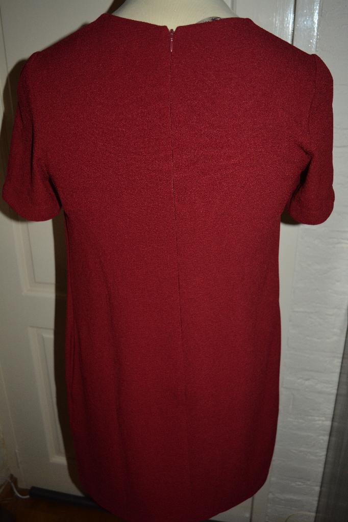 La Fee Marabouteé, mooi jurk in warm rode kleur, mt 38, Maat 38/40 (M), La Fee Maraboutee, Ophalen of Verzenden, Zo goed als nieuw