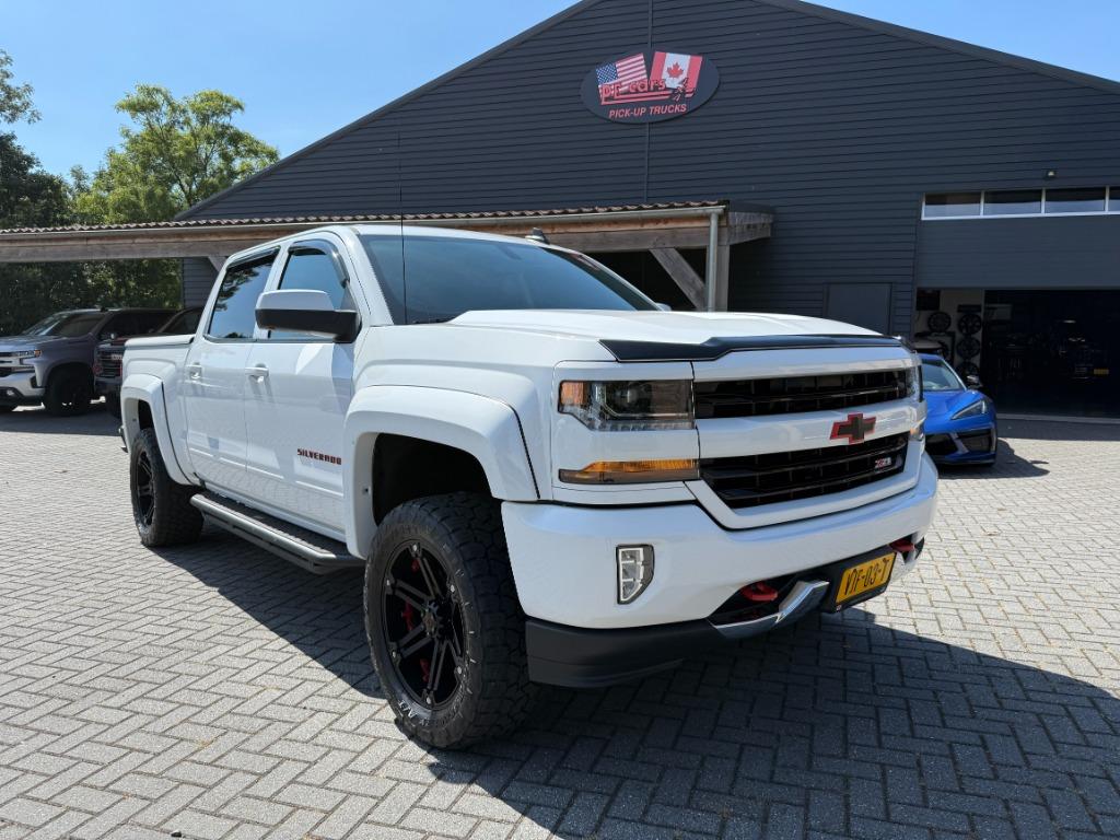 Chevrolet Silverado Z71 5.3L V8 pick-up bedrijfswagen, Automaat, Wit, Leder, Vierwielaandrijving