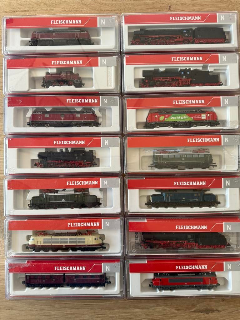 Fleischmann n spoor 14 sound locomotieven nieuwstaat, Ophalen, -, Fleischmann, -