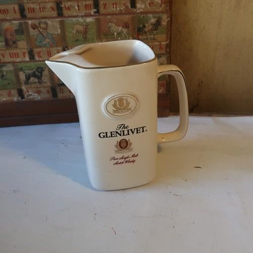 The Glenlivet Single malt Scotch whisky kan jug origineel, Verzamelen, Ophalen of Verzenden, Zo goed als nieuw, Gebruiksvoorwerp