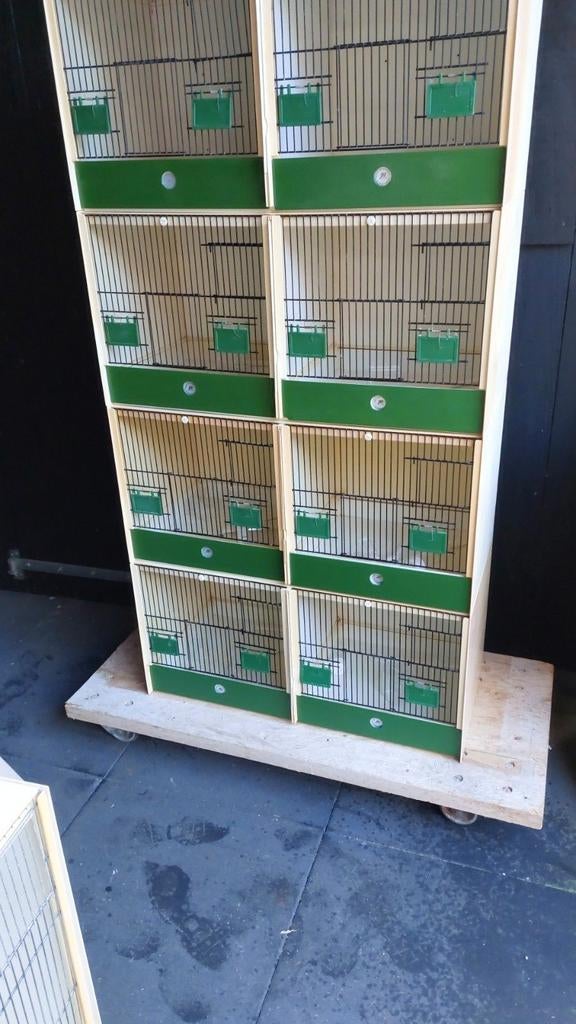 4 x 2 heesakkers, Dieren en Toebehoren, Vogels | Hokken en Kooien, Gebruikt, Broedkooi of Kweekkooi, Kunststof, Ophalen