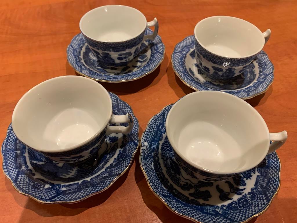 4x Chinese kop en schotel‼️, Ophalen of Verzenden