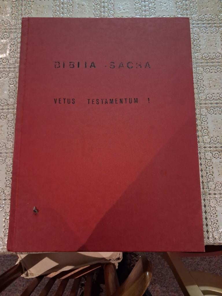 Biblia Sacra Vetus Testamentum - Latijnse Bijbel, Ophalen of Verzenden, Onbekend