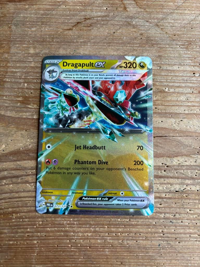 Pokémon Dragapult ex kaart 073/139, Ophalen of Verzenden, Gebruikt, Losse kaart, Foil