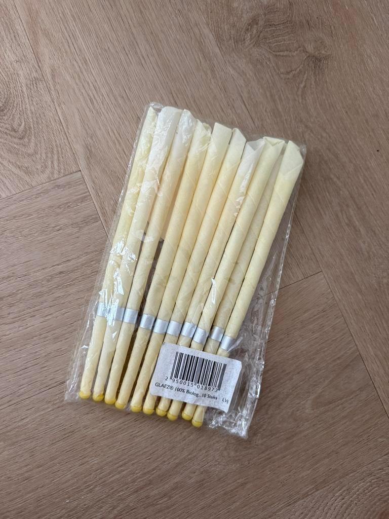 Oorkaarsen 10 stuks per pak voor oorsmeer en oorsuizen, Ophalen of Verzenden, Zo goed als nieuw