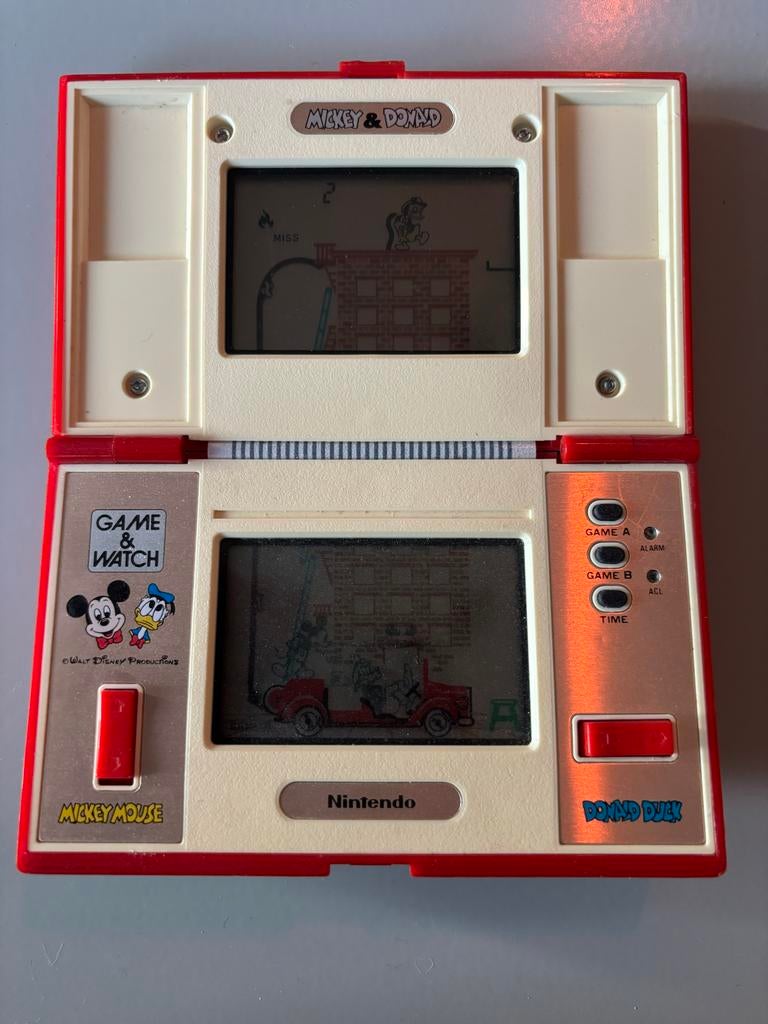 Werkende Nintendo Game & Watch Mickey & Donald, Ophalen, Gebruikt, Overige genres, 1 speler