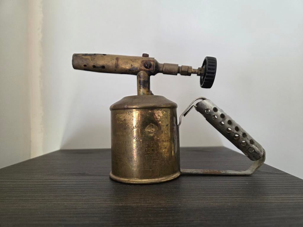 Vintage Sievert Soldeerbrander - Messing, Antiek en Kunst, Antiek | Gereedschap en Instrumenten, Ophalen of Verzenden