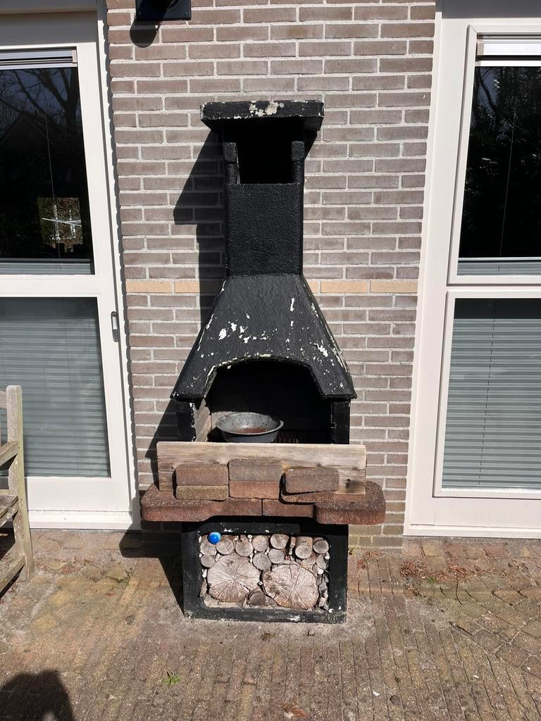 Tuinhaard barbeque grill oven, Ophalen, Gebruikt