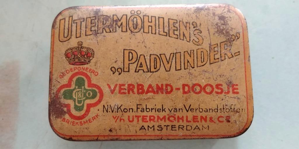 Vintage Padvinder Verbanddoosje, Verzamelen, Scouting, Ophalen of Verzenden