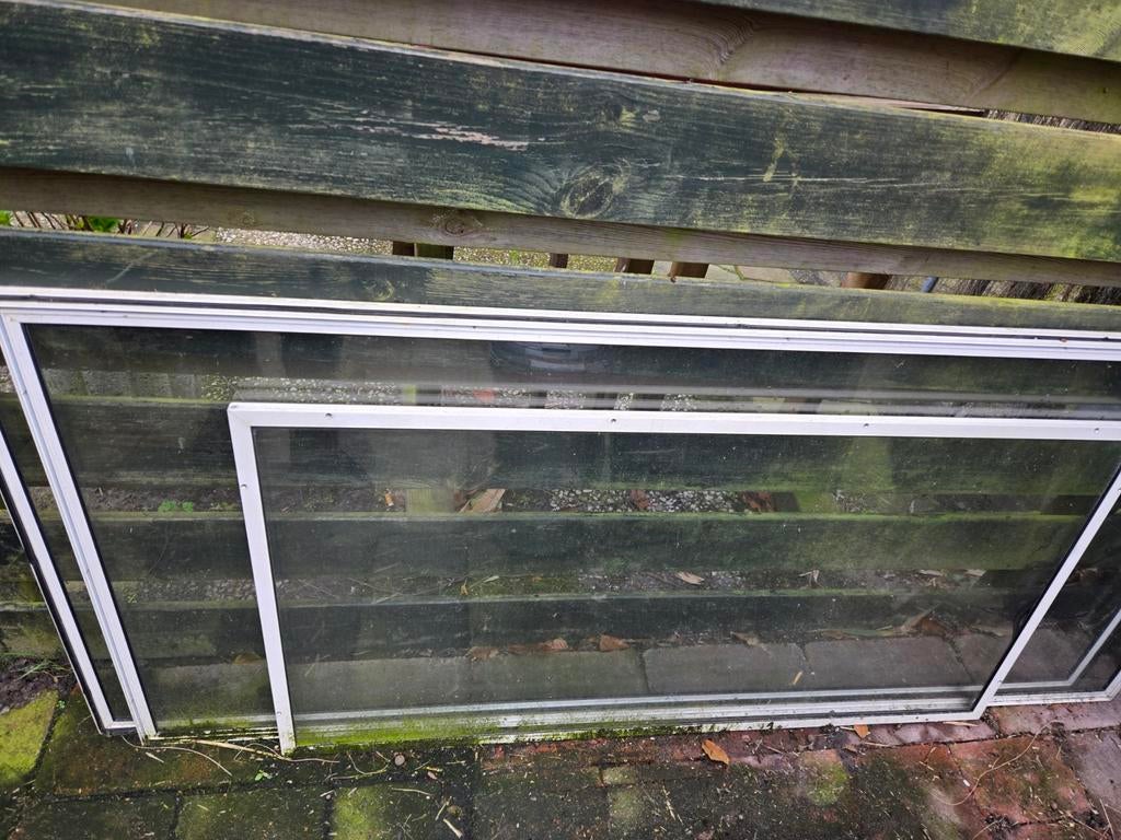 Gratis Voorzetramen dubbel glas - diverse afmetingen, Doe-het-zelf en Verbouw, Glas en Ramen, Ophalen, Gevelraam of Ruit, Gebruikt