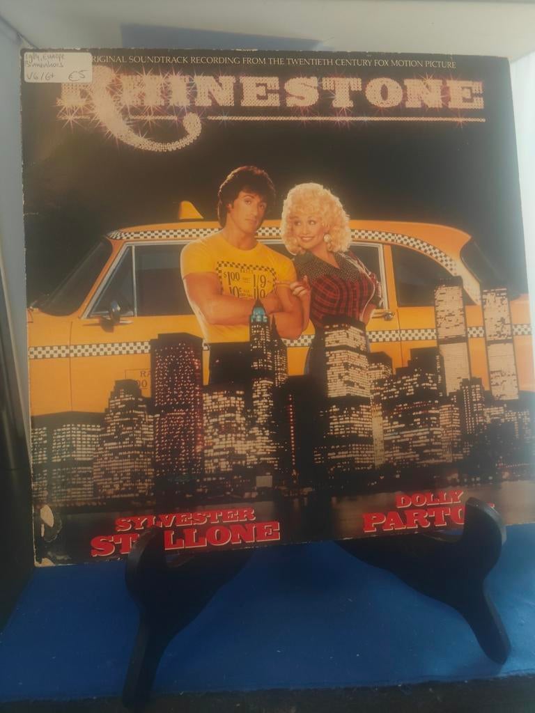 Sylvester Stallone - Dolly Parton - Rhinestone Soundtrack LP, Ophalen of Verzenden, Zo goed als nieuw, 12 inch