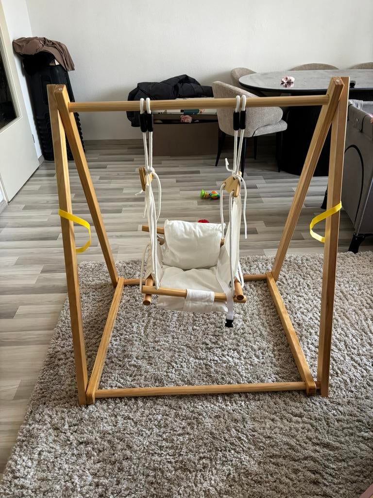 Houten kinderschommel, Ophalen of Verzenden, Zo goed als nieuw