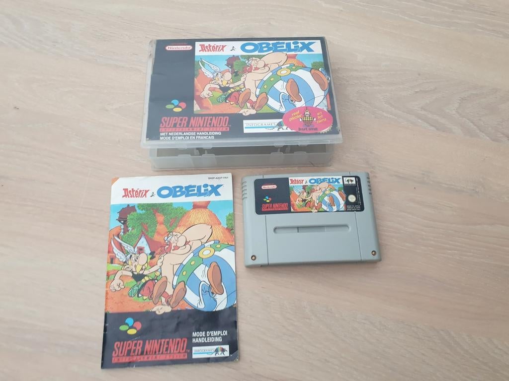 Asterix & Obelix Super Nintendo SNES Compleet CIB, Spelcomputers en Games, Games | Nintendo Super NES, 1 speler, Ophalen of Verzenden