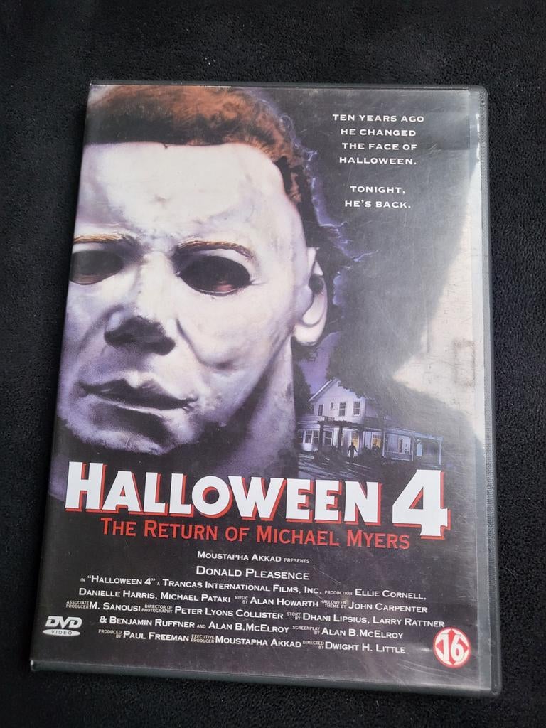 Halloween 4: The Return of Michael Myers DVD, Cd's en Dvd's, Dvd's | Horror, Vanaf 16 jaar, Ophalen of Verzenden, Gebruikt, Slasher