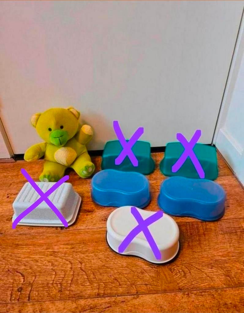 R.) Tupperware nieuwe gekleurde botervlootjes/ botervloot, Ophalen of Verzenden, Nieuw, Paars, Overige typen