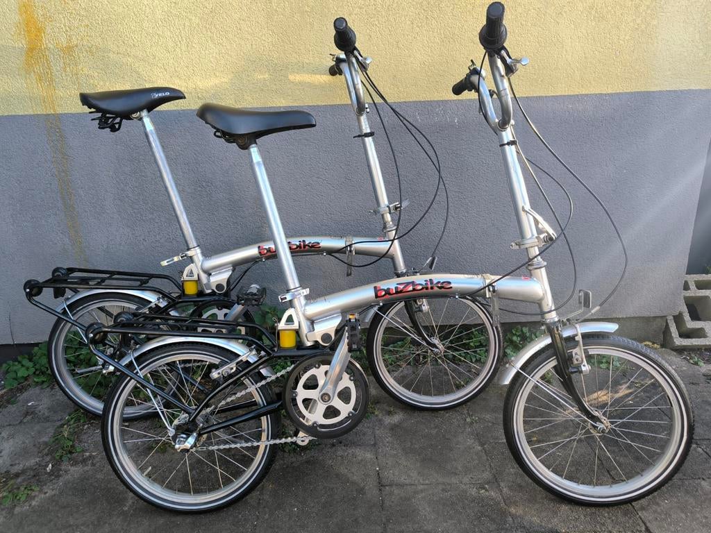 2x Buzbike ANWB Vouwfietsen met 3 versnellingen, Overige merken, 16 tot 18 inch, Versnellingen, Ophalen of Verzenden