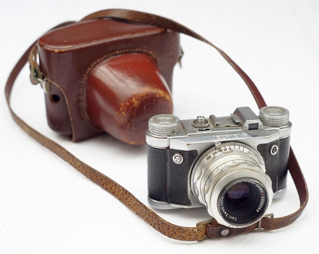 Eho-Altissa Altix V (1956) met (afneembare) CZJ Tessar 50mm, Ophalen of Verzenden, Compact, Overige Merken