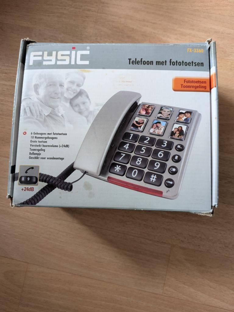 Fysic FX-3360 telefoon met fototoetsen, Ophalen of Verzenden
