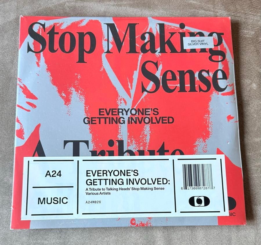 Stop Making Sense - A tribute album (rare) silver vinyl, Ophalen of Verzenden, 12 inch, Nieuw in verpakking, Colored vinyl