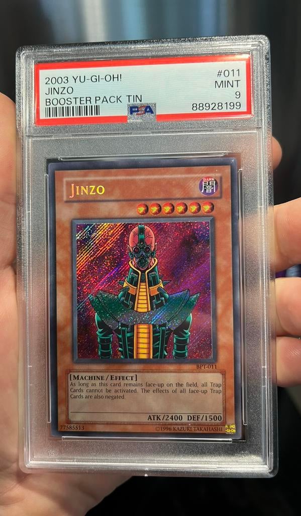 Jinzo BPT 2003 PSA 9, Hobby en Vrije tijd, Verzamelkaartspellen | Yu-gi-Oh!, Ophalen, Zo goed als nieuw