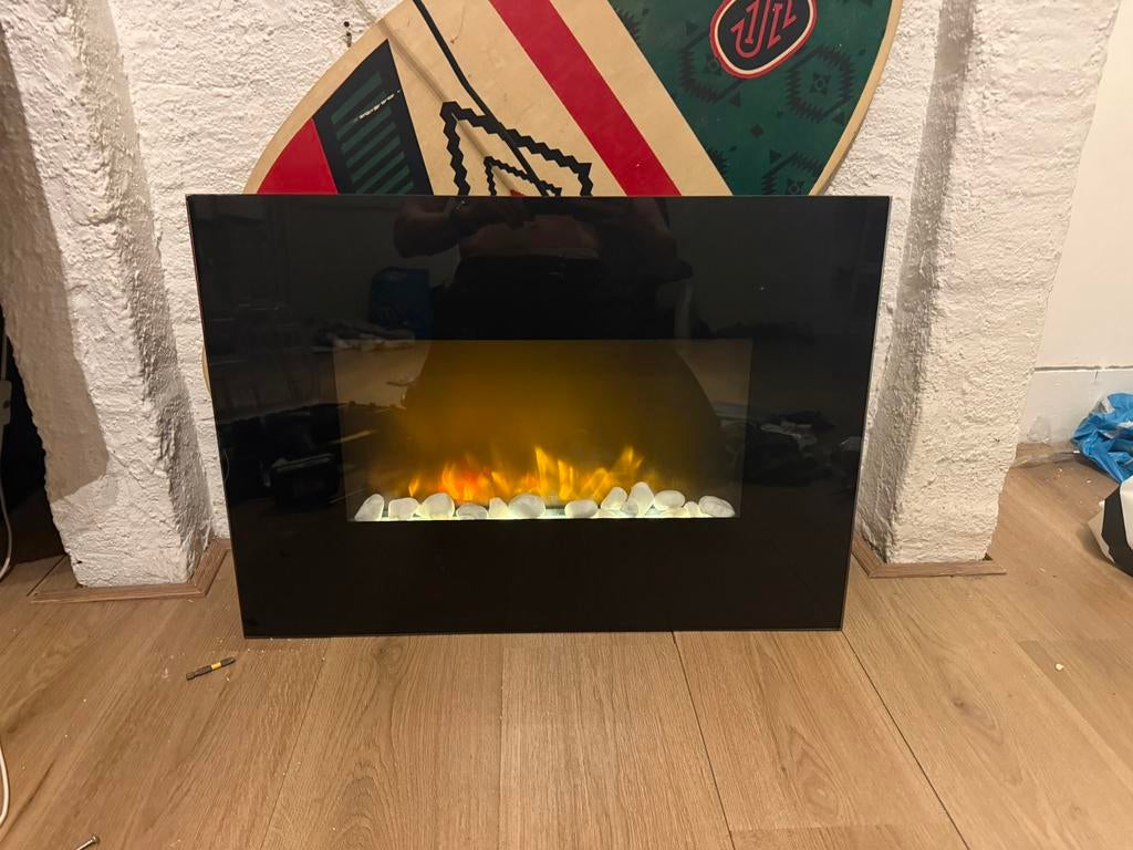 Elektrische open haard, Huis en Inrichting, Haarden, Ophalen, Zo goed als nieuw, Vrijstaande haard, Elektrische haard