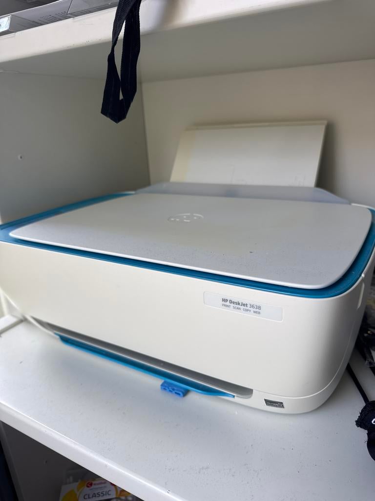 HP DeskJet 3638 All-in-One Printer - Print, Scan, Copy, Computers en Software, Printers, Inkjetprinter, All-in-one, Kleur printen