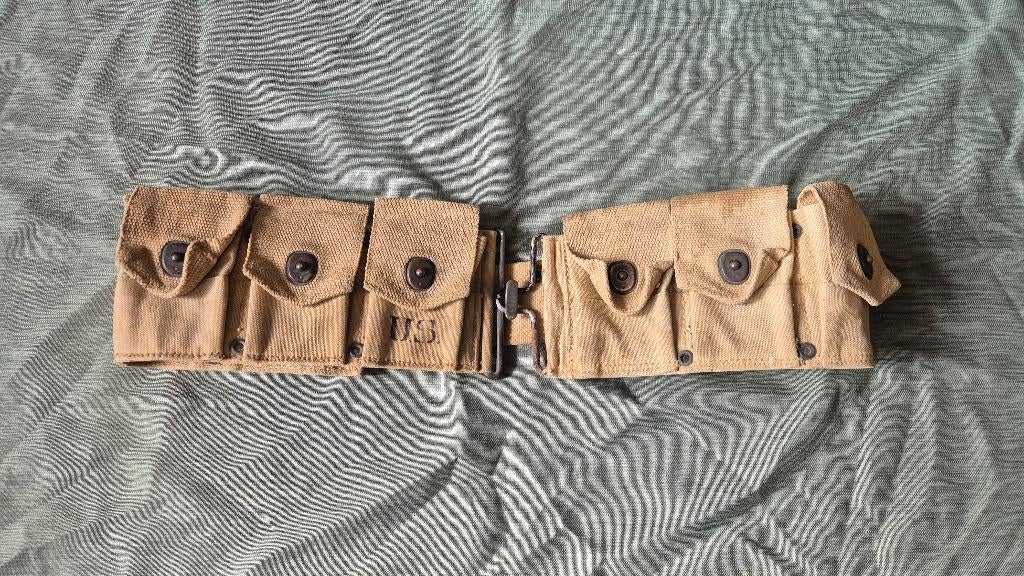 US ww1 ammo belt (1), Verzamelen, Ophalen of Verzenden, Nederland