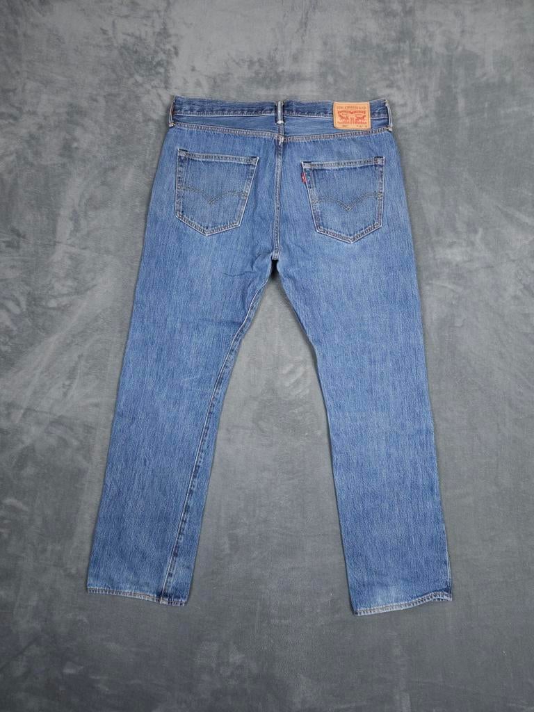 Levis Broek 501 W36 L32 Straight Fit Blauw Jeans, W36 - W38 (confectie 52/54), Blauw, ., Ophalen of Verzenden