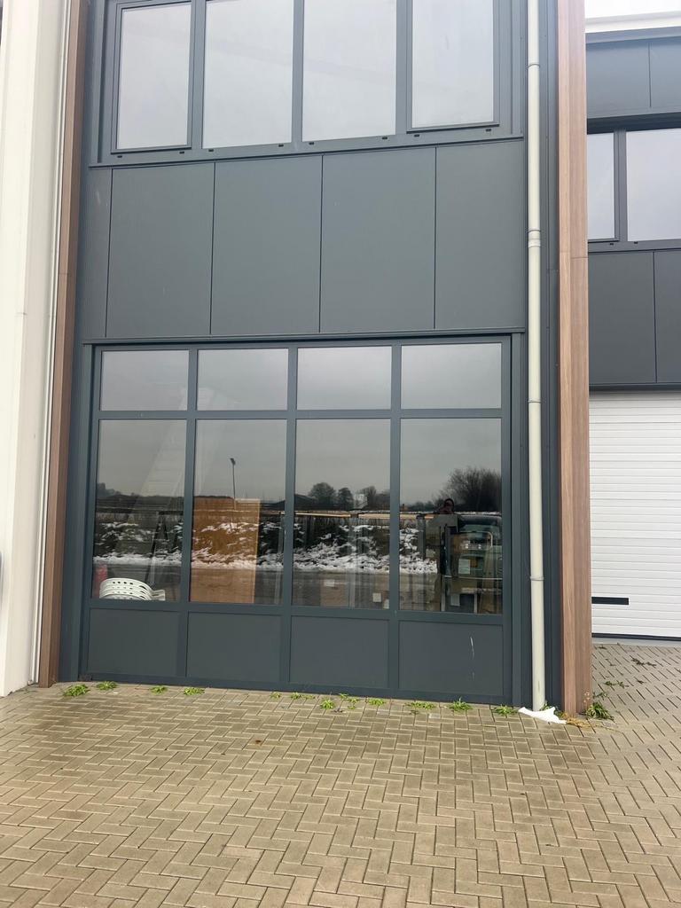 Zwarte Pui 4000x3200 bxh, Ophalen, Gevelraam of Ruit, Nieuw, 160 cm of meer