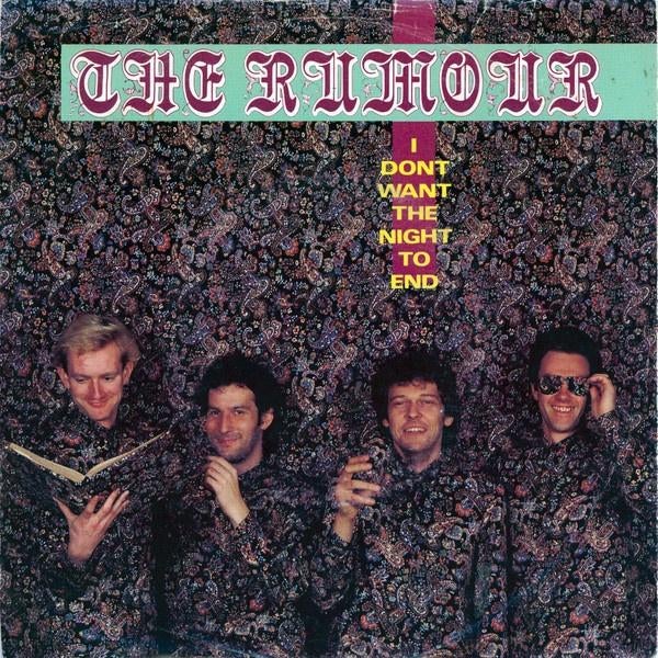 the rumour / i dont want the night to end - punk/new wave, Cd's en Dvd's, Gebruikt, Verzenden, 7 inch, Single