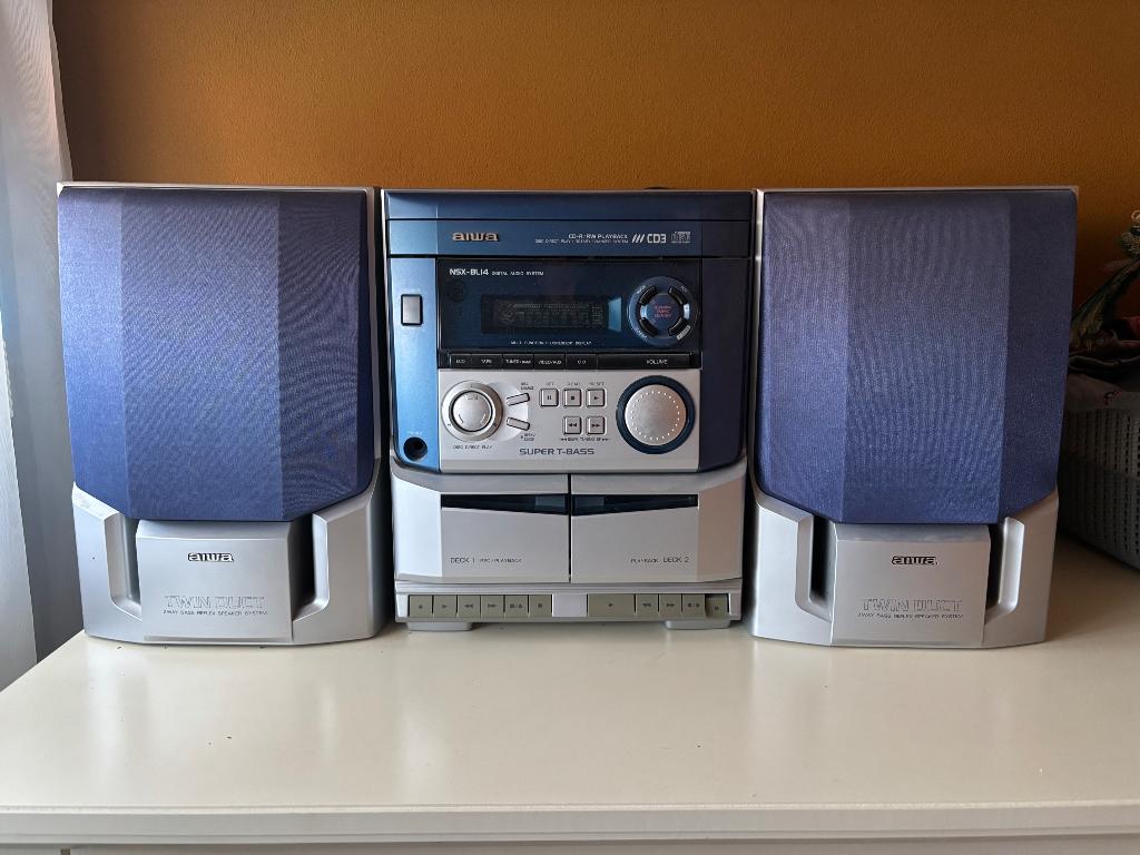 Te koop AIWA NSX-BL14 stereo, Gebruikt, Losse componenten, Tuner of Radio, Ophalen