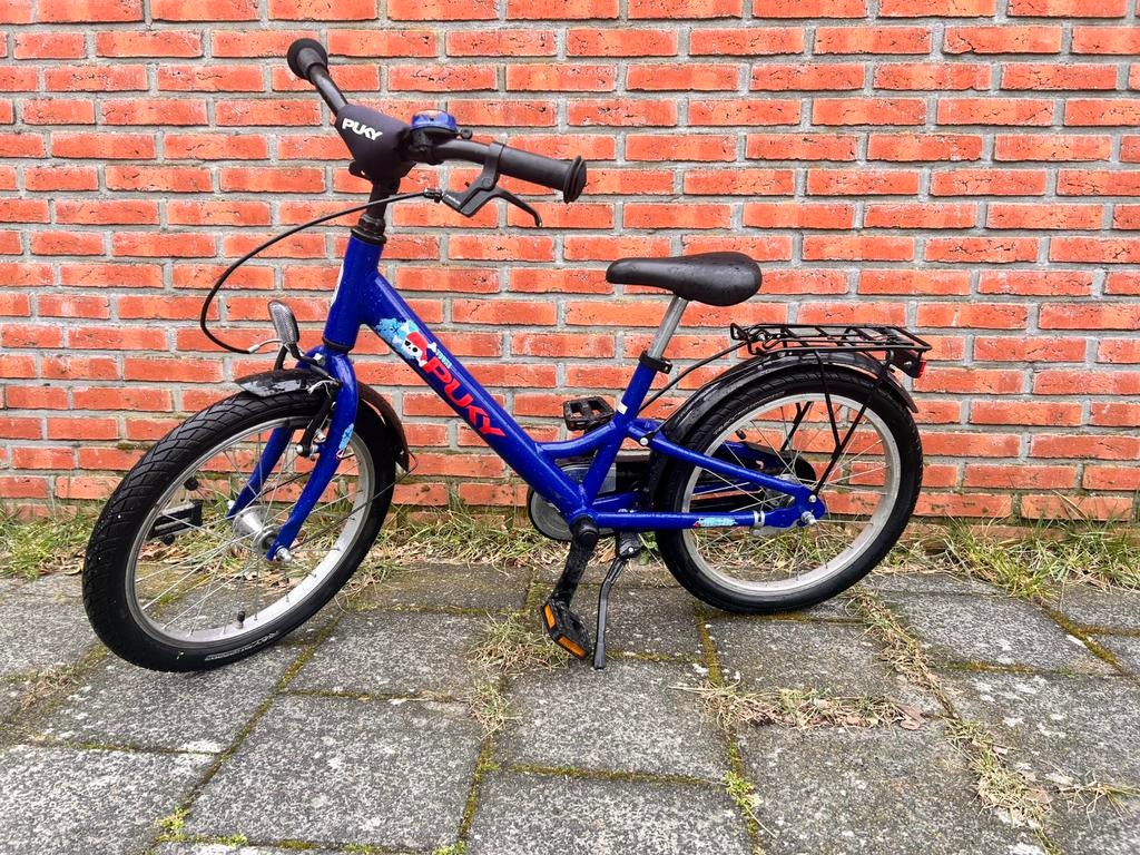 Puky youle 18” invh ultra marine blauw, Ophalen of Verzenden, Zo goed als nieuw, 16 tot 20 inch