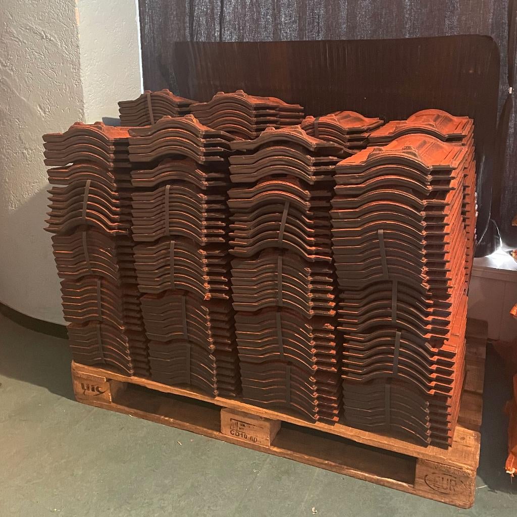 250 x VHV Vario dakpannen, Steen of Klei, Zwart, Nieuw, 15 m² of meer