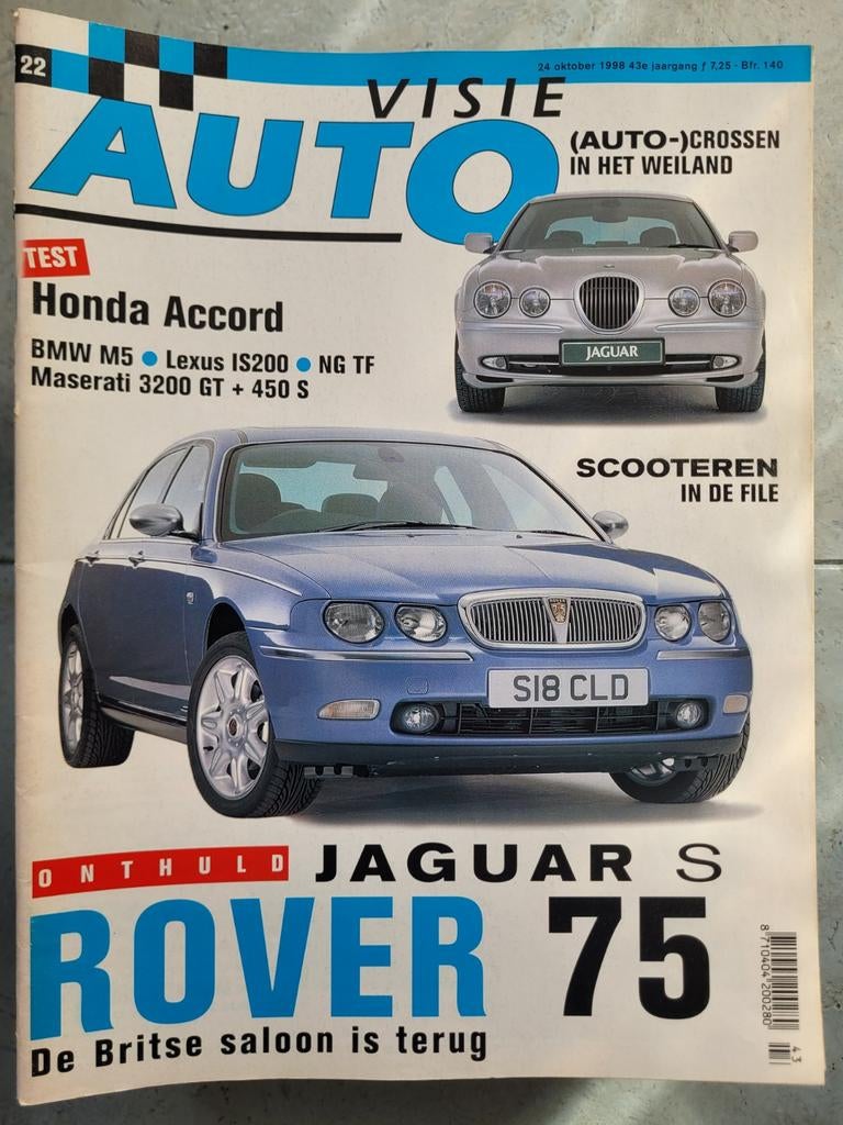 Autovisie nr 22 van 1998, Auto diversen, Handleidingen en Instructieboekjes, Ophalen of Verzenden