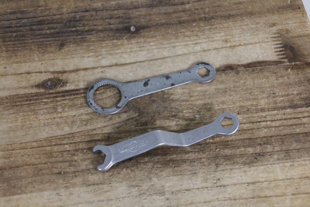 2x Campagnolo gereedschap stofkapje pedaal + zadelpen bout, Campa, Gebruikt, Ophalen of Verzenden, ||