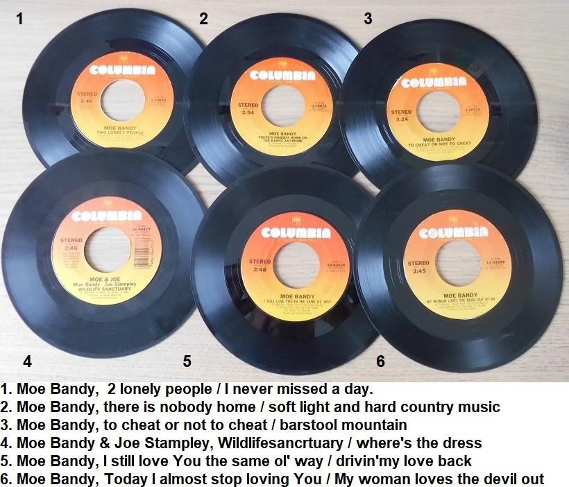 Amerikaanse COUNTRY singles, div. artiesten, zie de scans, Ophalen of Verzenden, Gebruikt, Overige formaten