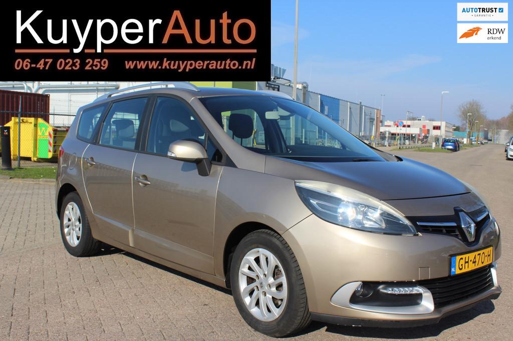 Renault Grand Scénic 1.2 TCe Limited 7p.TREKHAAK VOL OPTIES, Voorwielaandrijving, Euro 5, Gebruikt, Bluetooth