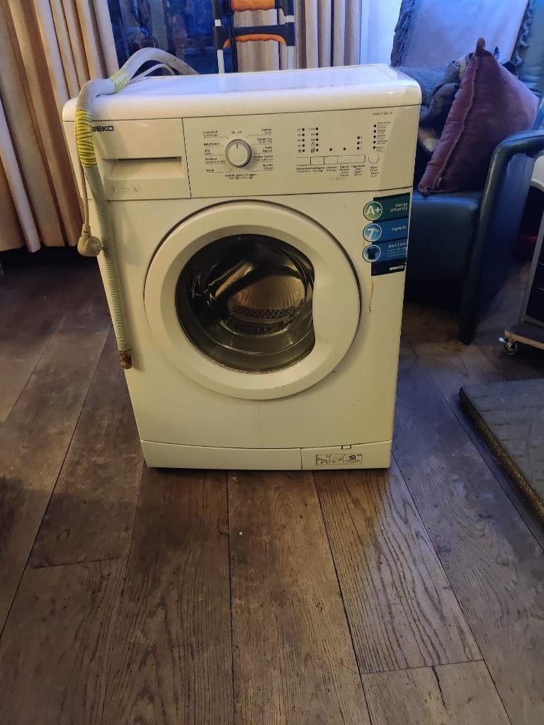 wasmachine beko, Witgoed en Apparatuur, Wasmachines, Ophalen, Zo goed als nieuw, Voorlader, Energieklasse A of zuiniger