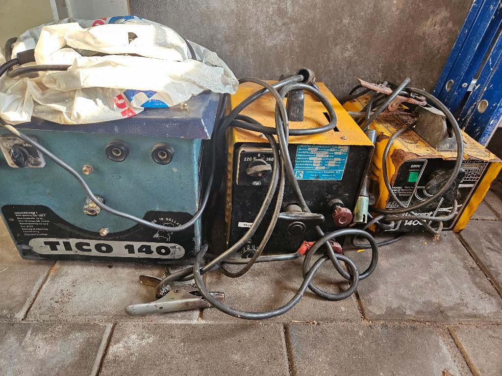 3x electroden lasapparaat, Ophalen, Gebruikt, Minder dan 150 ampère, Elektroden