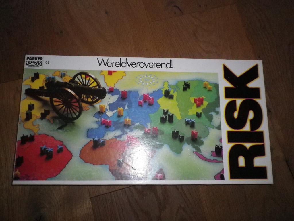 Risk oude witte doos, Ophalen of Verzenden, Gebruikt, Parker