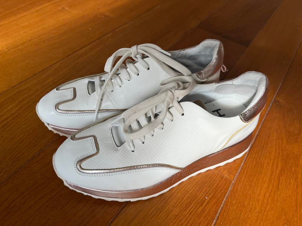 H32 by Melik witte sneakers mt 40 z.g.a.n., Kleding | Dames, Schoenen, Zo goed als nieuw, Sneakers of Gympen, Wit, Ophalen of Verzenden