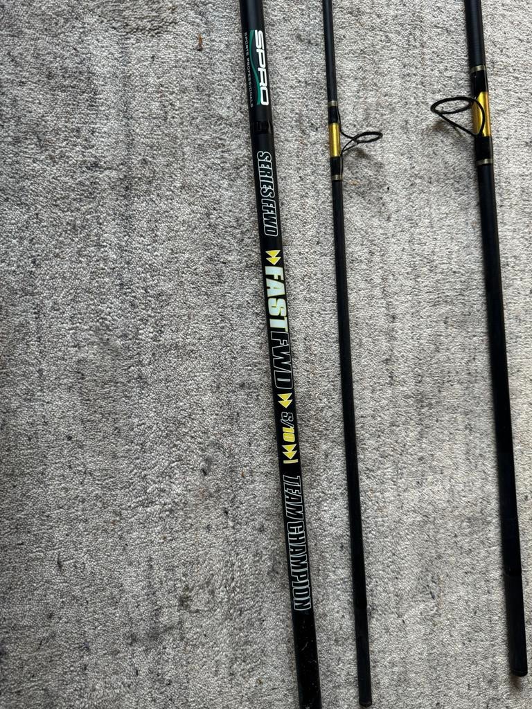 Spro Fastfwd S10 T-Champ Werphengel 4.50m 100-200gr, Ophalen of Verzenden, Zo goed als nieuw, Werphengel