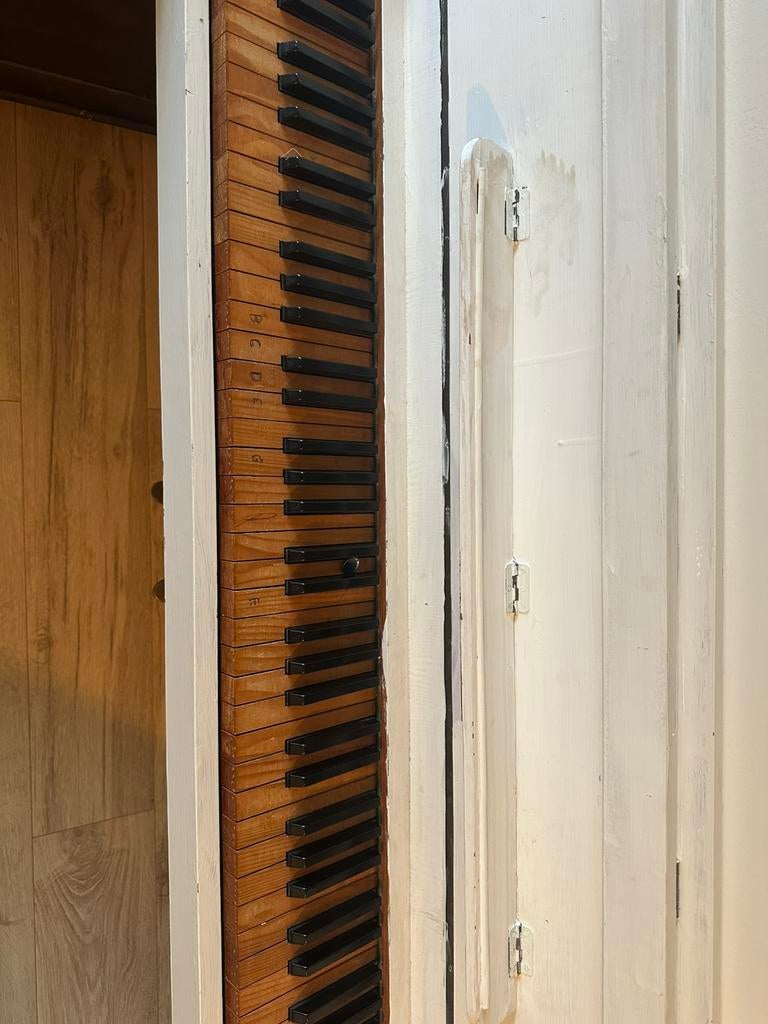 Piano, Muziek en Instrumenten, Piano's, Ophalen, Gebruikt, Wit, Piano
