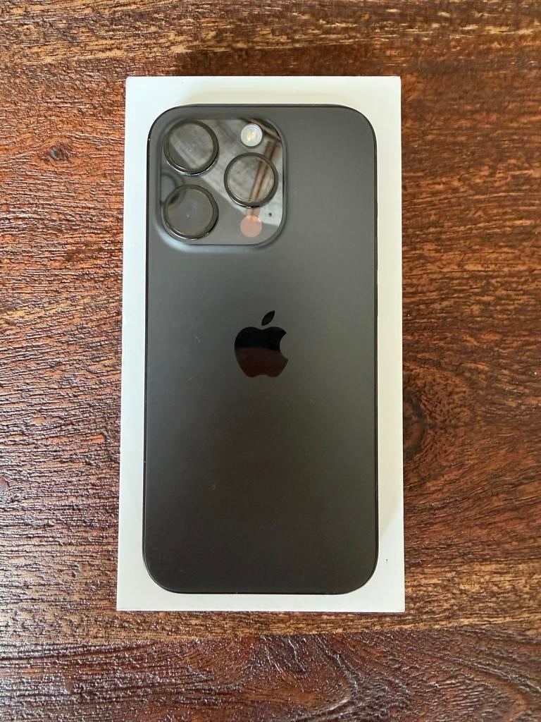 iPhone 15 Pro 256GB titanium zwart, Telecommunicatie, Gebruikt, Zwart, Zonder simlock, Zonder abonnement