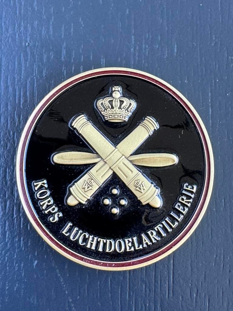 KL coin KLUa 100 jaar, Ophalen of Verzenden, Landmacht, Nederland, Embleem of Badge