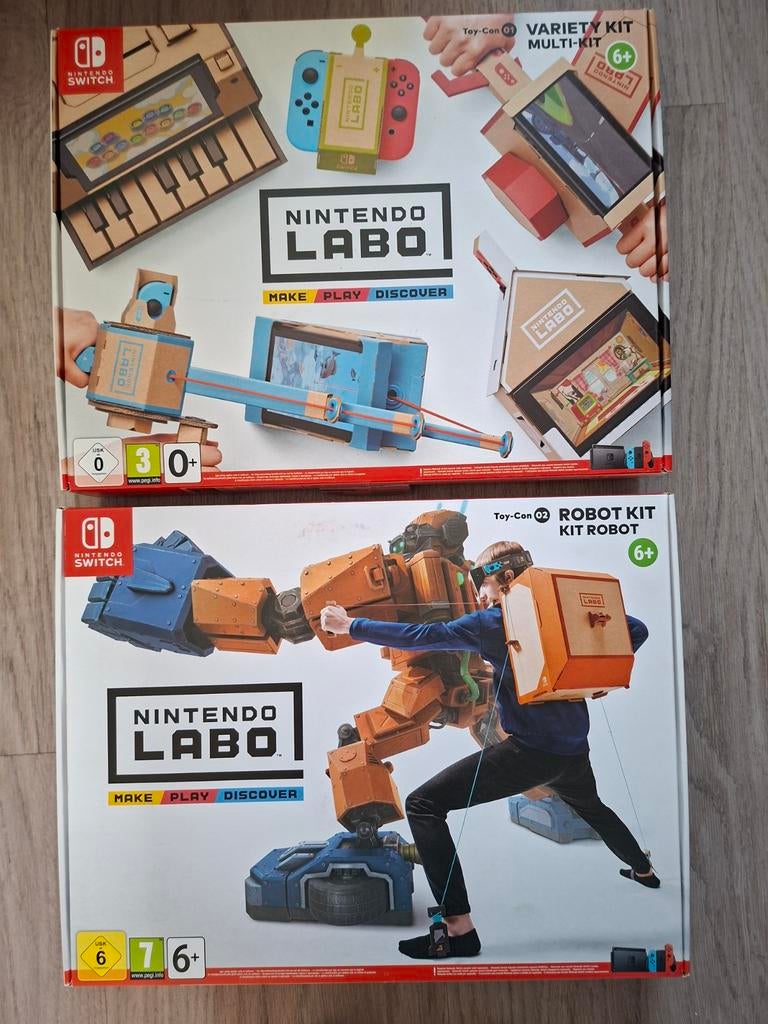 Nintendo Switch Labo Toy-Con Robot Kit + GRATIS variety kit, Spelcomputers en Games, Games | Nintendo Switch, 1 speler, Ophalen