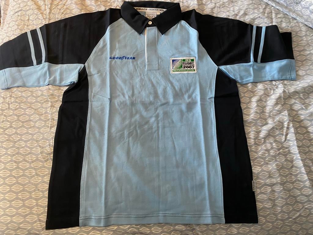 Rugby Blauwe World cup 2007 Shirt (Large), Verzenden, Nieuw, Kleding